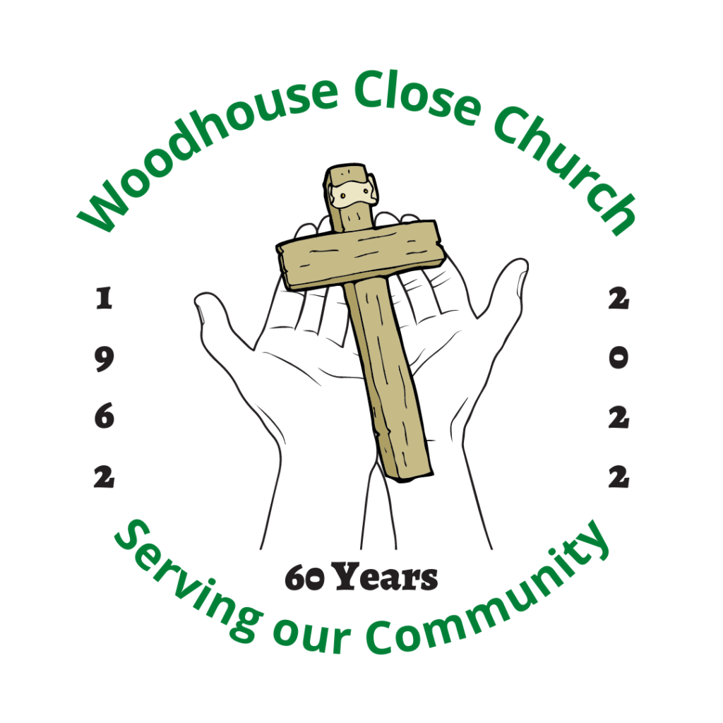 Woodhouse Church 60 years logo